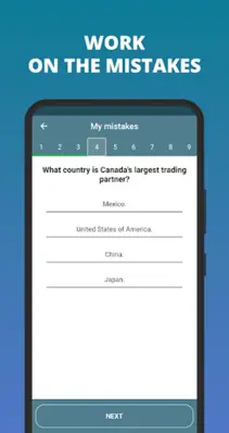 Canadian Citizenship Test 2021 android App screenshot 5